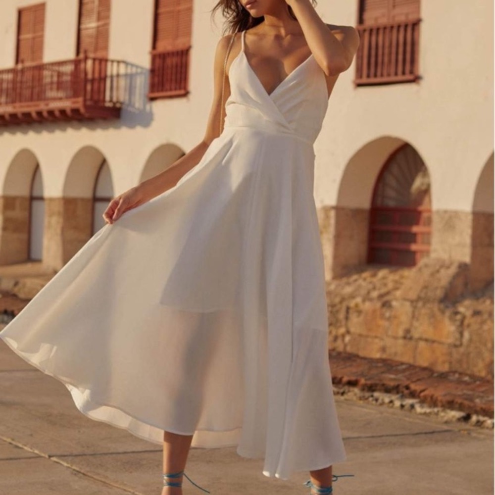 White Ambrosia ASTR the Label Dress